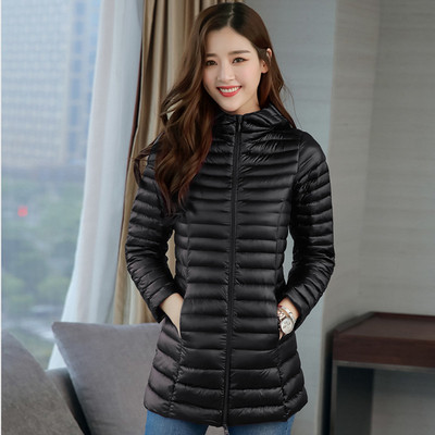 Kerge naiste jakk kapuutsiga ja suurustega kuni 6XL