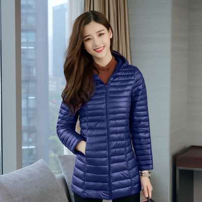 Kerge naiste jakk kapuutsiga ja suurustega kuni 6XL