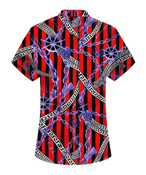 Alkalmi férfi ing mintával és klasszikus gallérral