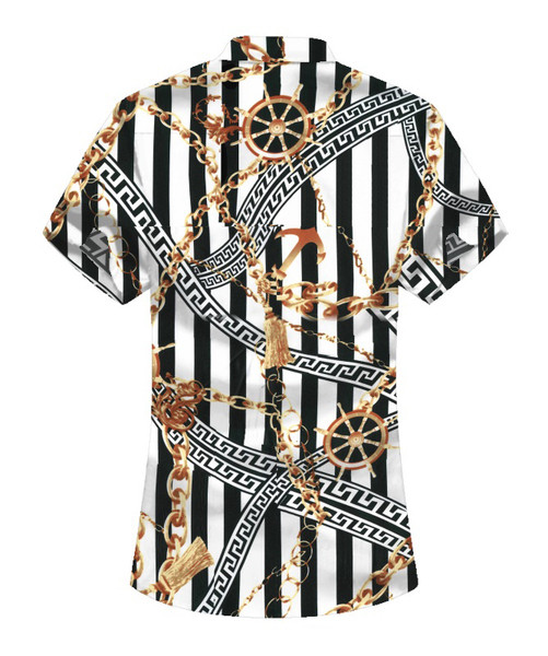 Alkalmi férfi ing mintával és klasszikus gallérral