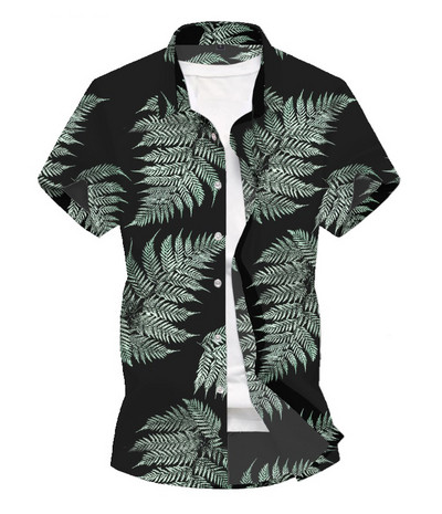 Aktuális férfi ing virágmintával