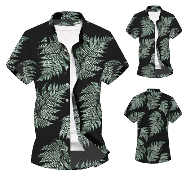 Aktuális férfi ing virágmintával