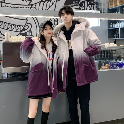 Naiste sillerdavates värvides ja pehme voodriga talvejope - unisex mudel