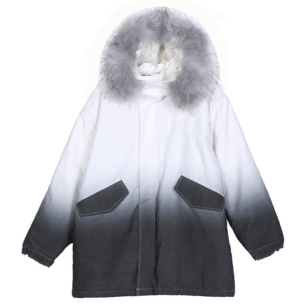 Naiste sillerdavates värvides ja pehme voodriga talvejope - unisex mudel