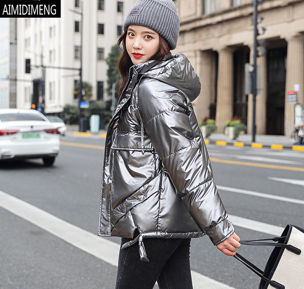 Női alkalmi kabát kapucnival - télre alkalmas