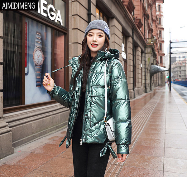 Női alkalmi kabát kapucnival - télre alkalmas