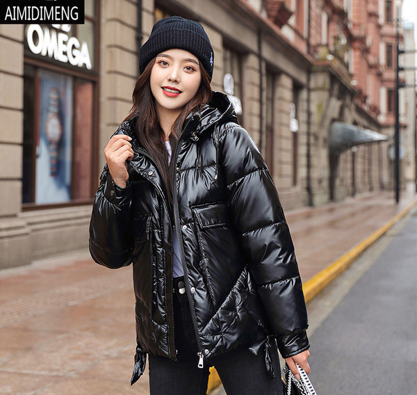 Női alkalmi kabát kapucnival - télre alkalmas