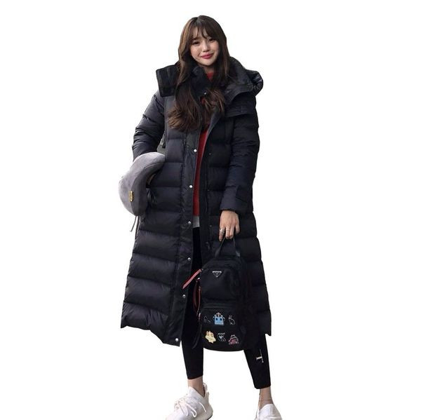 Talvine pikk vööga jope naistele