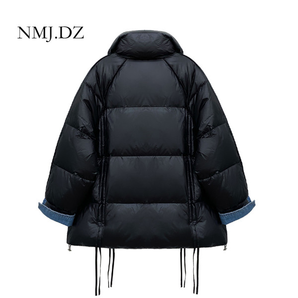 Jauna modeļa sieviešu jaka ar šņorēm un kabatām