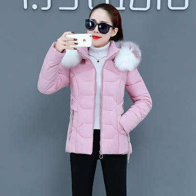 Naiste lühike jakk lukuga ja kapuutsiga