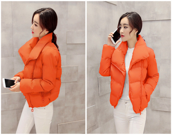 Jauna modeļa sieviešu jaka piemērota ziemai ar augstu apkakli