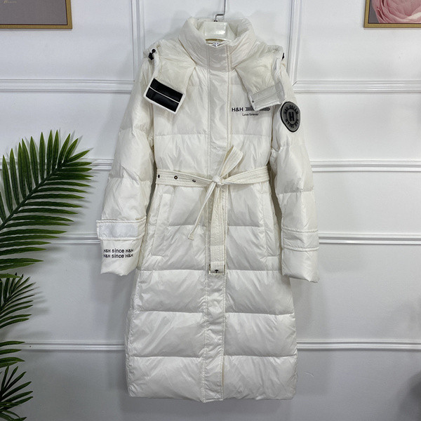 Jauna modeļa gara ziemas jaka ar jostasvietu