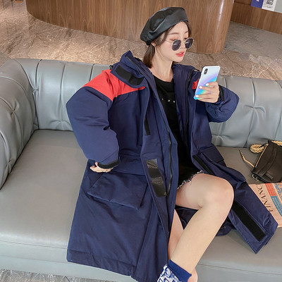 Sieviešu ikdienas ziemas jaka ar kapuci - plats modelis