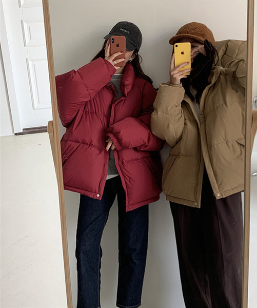 Īsa sieviešu plata jaka ar augstu apkakli