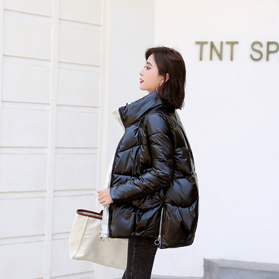 Uue mudeli kõrge krae ja lukuga naiste talvejope