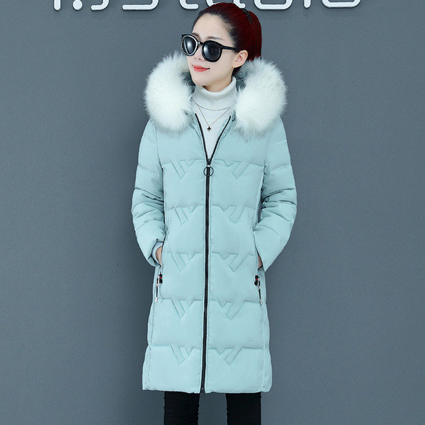 Νέο χειμερινό γυναικείο μπουφάν με κουκούλα και τσέπες