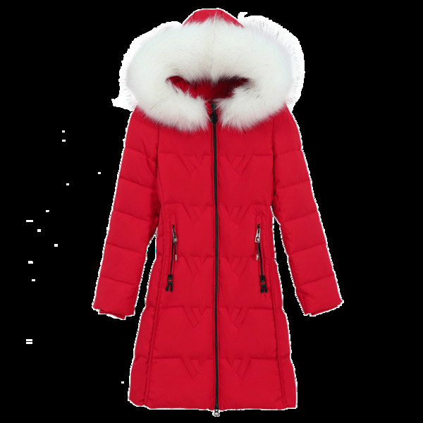 Νέο χειμερινό γυναικείο μπουφάν με κουκούλα και τσέπες