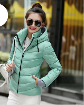 Naiste vabaaja jope kapuutsiga-sobib talveks