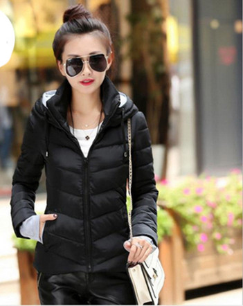 Naiste vabaaja jope kapuutsiga-sobib talveks