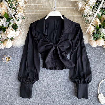 Moodne naiste särk 3D paela ja klassikalise kraega