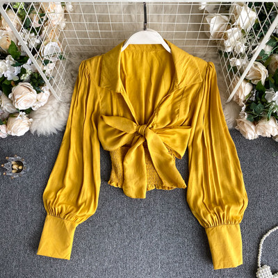 Moodne naiste särk 3D paela ja klassikalise kraega