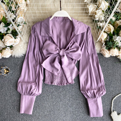 Moodne naiste särk 3D paela ja klassikalise kraega