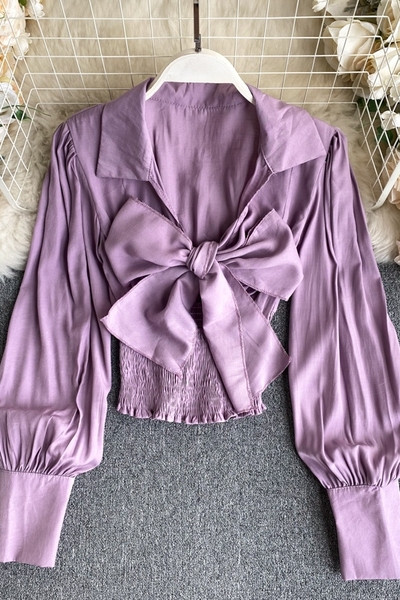 Moodne naiste särk 3D paela ja klassikalise kraega