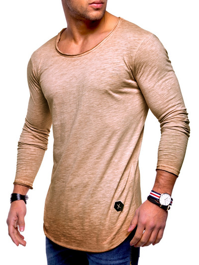 Meeste pikaajaline ovaalse kaelusega pluus