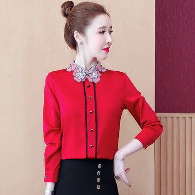 Új modell hosszú ujjú női ing