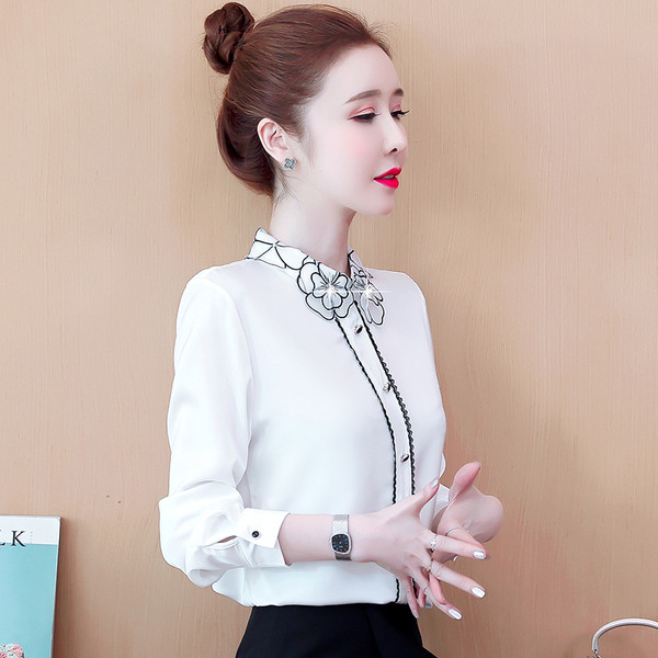 Új modell hosszú ujjú női ing