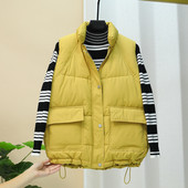 Νέο μοντέλο γυναικείου γιλέκου με κορδόνια και τσέπες