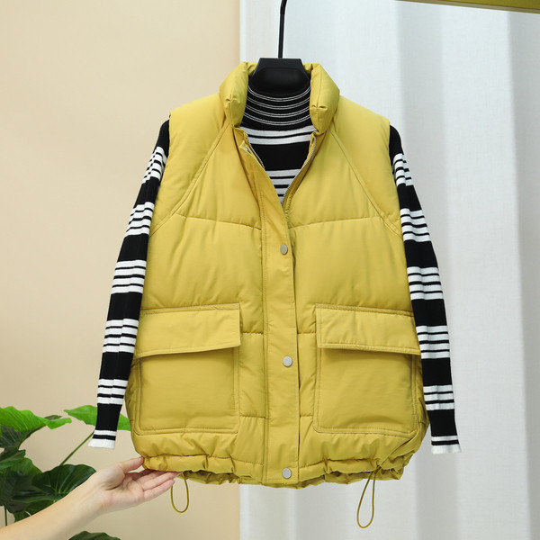 Νέο μοντέλο γυναικείου γιλέκου με κορδόνια και τσέπες