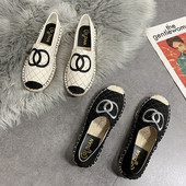 Vászon alkalmi női cipők hímzéssel