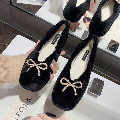 Γυναικεία παπούτσια με κορδέλα και πέτρες