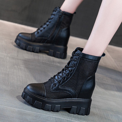 Alkalmi női csizma belső platformmal - két modell