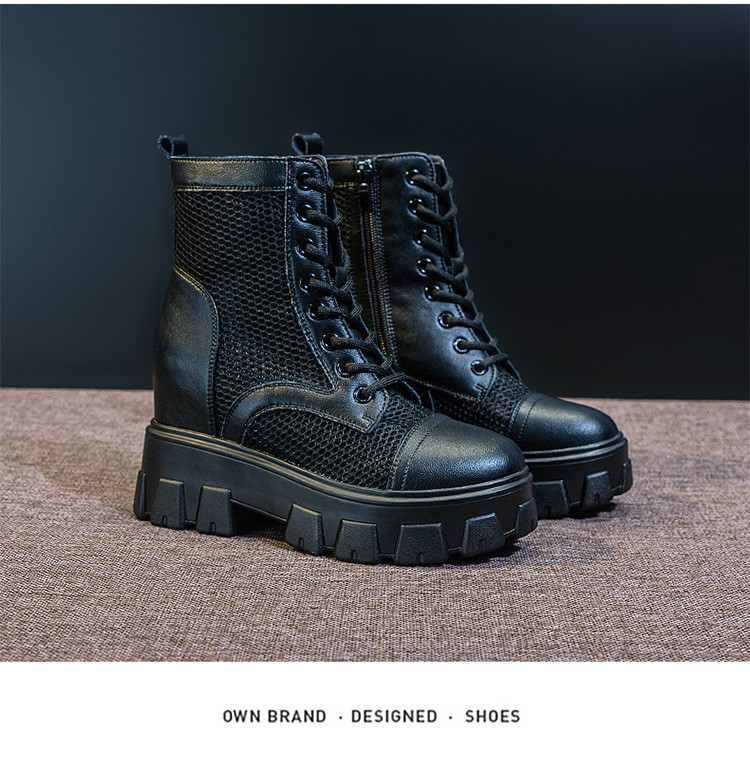 Alkalmi női csizma belső platformmal - két modell