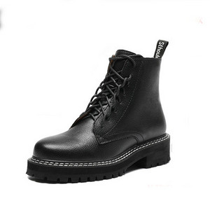 Eco-nahast vabaaja saapad lameda talla ja paeltega