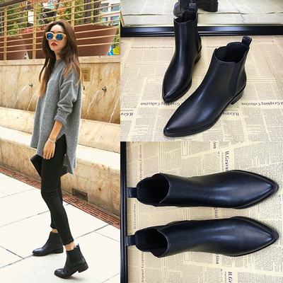 Naiste vabaaja saapad ökonahast lameda tallaga kahes mudelis