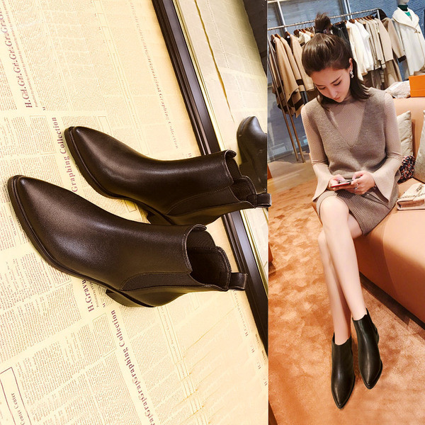 Naiste vabaaja saapad ökonahast lameda tallaga kahes mudelis