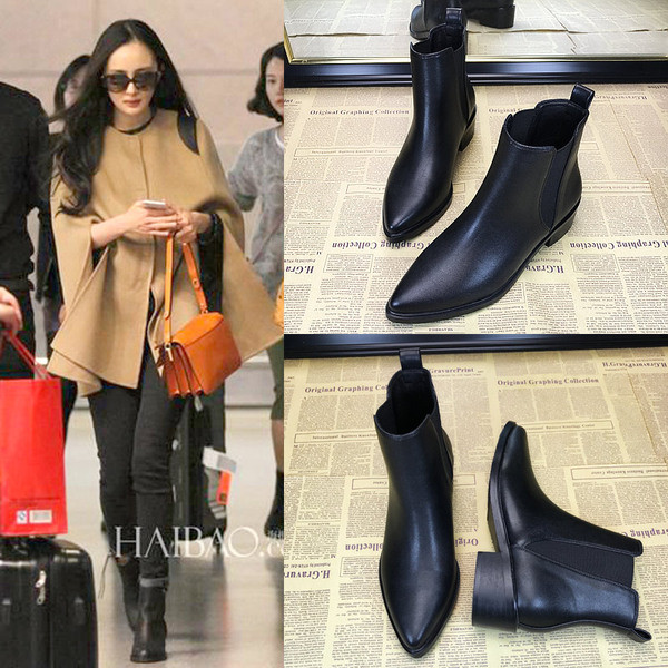 Naiste vabaaja saapad ökonahast lameda tallaga kahes mudelis