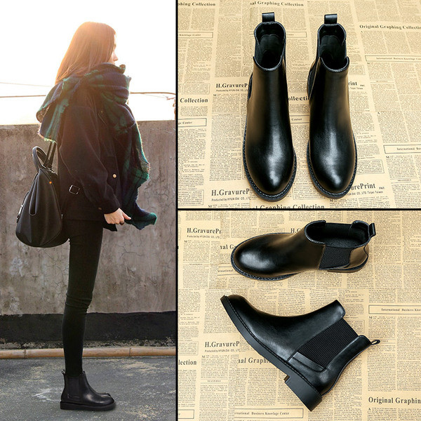 Naiste vabaaja saapad ökonahast lameda tallaga kahes mudelis