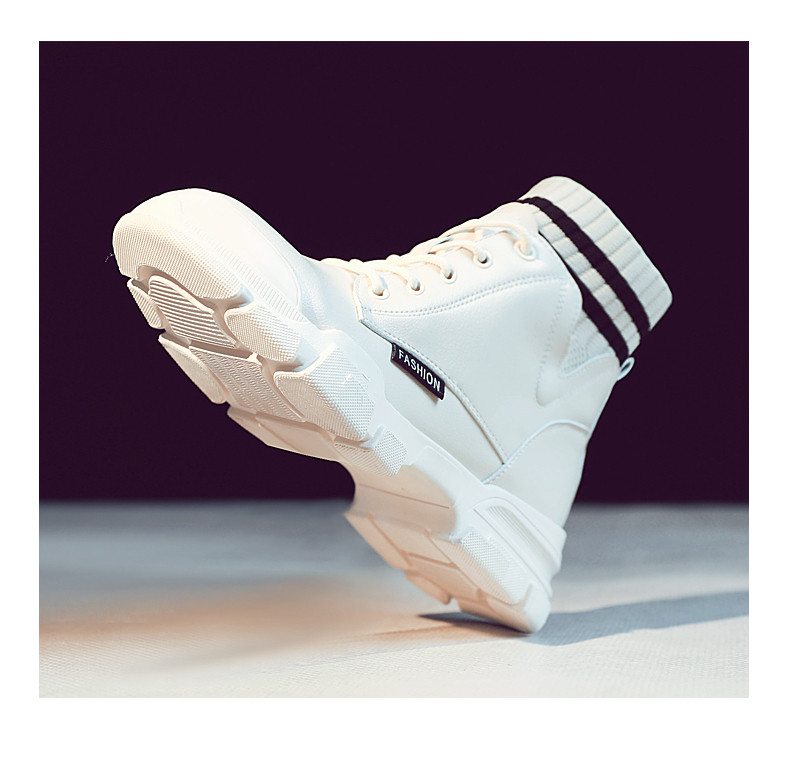 Ikdienas sieviešu zābaku tipa zeķes ar raupju zoli un šņorēm - unisex modelis