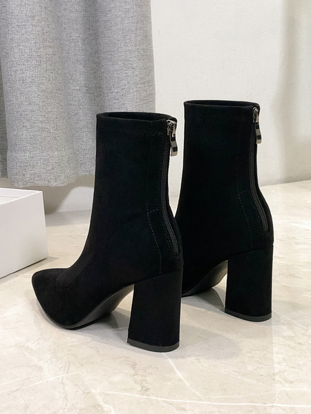 Novi model ženskih čizama od eko brušene kože - visina pete 6 ili 8 cm