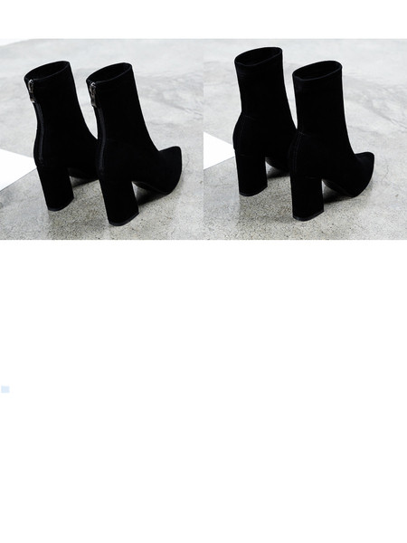 Novi model ženskih čizama od eko brušene kože - visina pete 6 ili 8 cm