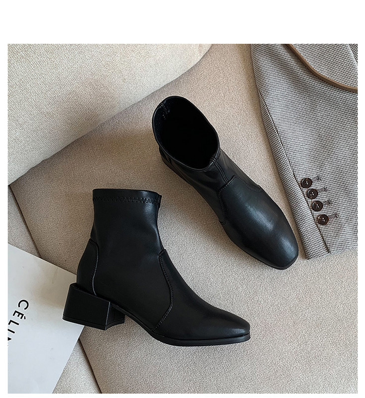 Terava mudeliga naiste saapad 4,5 cm kontsaga - ökonahk või ökoseemisnahk