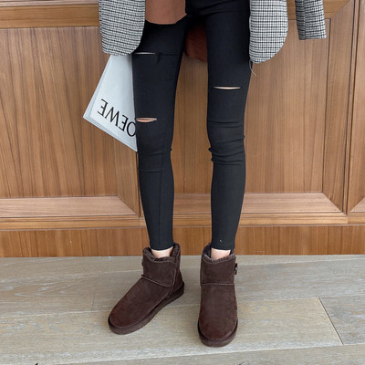 Ζεστές μπότες με μαλακή επένδυση για γυναίκες - δύο μοντέλα