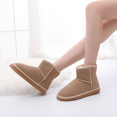 Ζεστές μπότες με μαλακή επένδυση για γυναίκες - δύο μοντέλα