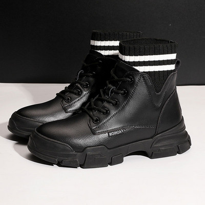 Naiste talvesaabaste tüüpi sokk lameda tallaga