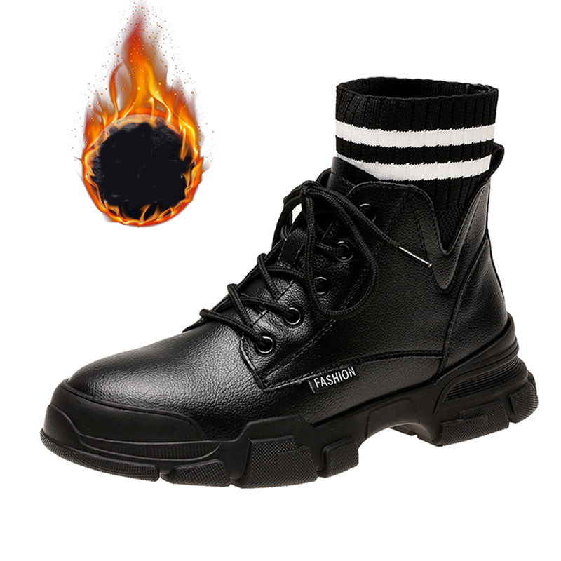 Naiste talvesaabaste tüüpi sokk lameda tallaga