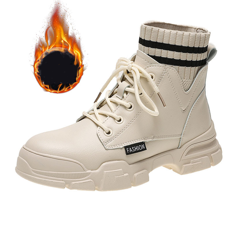 Naiste talvesaabaste tüüpi sokk lameda tallaga